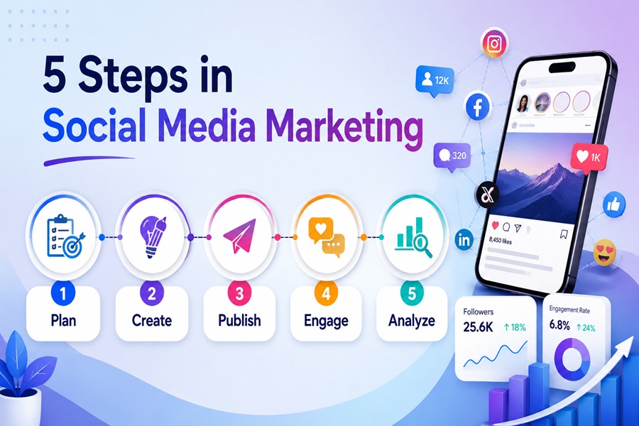What Are the 5 Steps in Social Media Marketing? The Framework That Turns Posts Into Customers